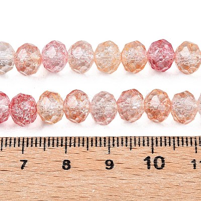 Transparent Glass Beads Strands X-GLAA-T023-4mm-A06-1