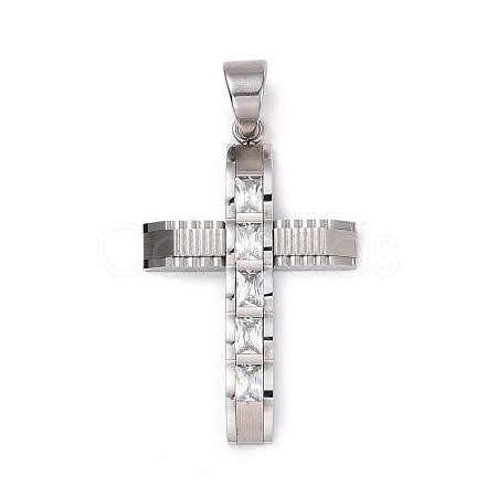 304 Stainless Steel Big Pendants STAS-H351-15P-1