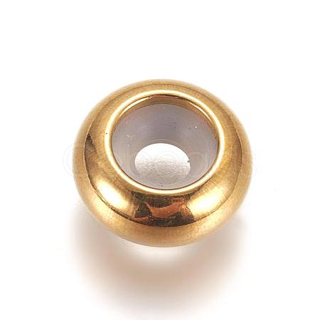 PVD Vacuum Plating 304 Stainless Steel Beads STAS-L222-41A-G-1