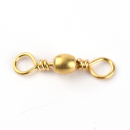 Brass Fishing Rolling Bearing Connector FIND-WH0075-98A-G-1