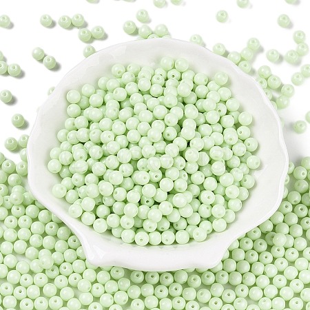 Opaque Baking Paint Glass Beads DGLA-T004-02M-1
