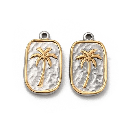 304 Stainless Steel Pendants STAS-D288-02GP-1