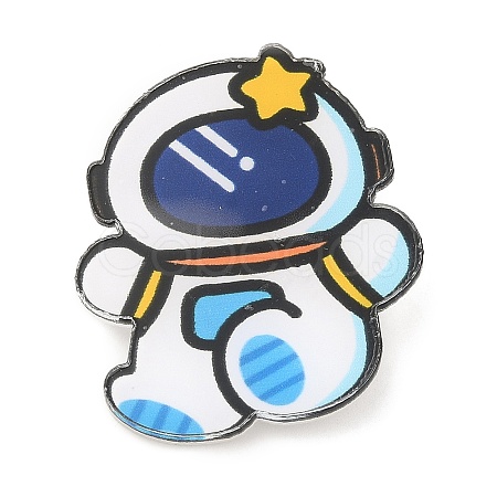 Cartoon Style Acrylic Brooches JEWB-P018-02D-1