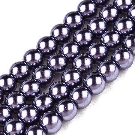 Baking Paint Glass Pearl Bead Strands HY-Q003-3mm-73-1