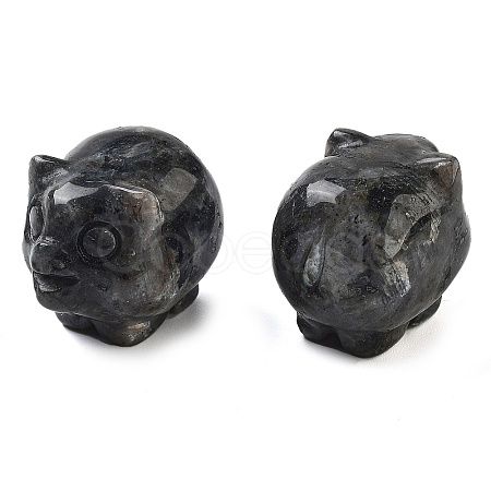 Natural Larvikite Carved Figurines DJEW-L023-C03-1