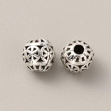 Tibetan Style Alloy Bead FIND-WH0034-46AS-09-1