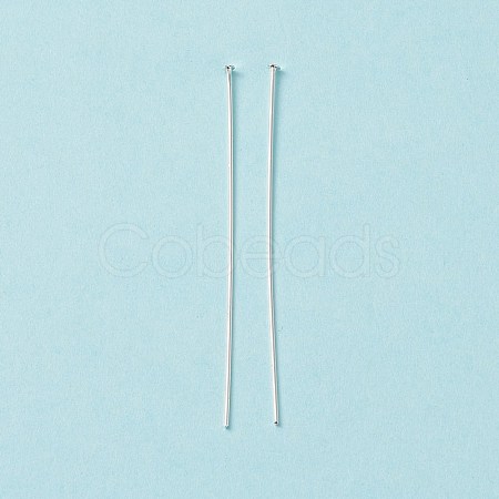 Brass Flat Head Pins KK-WH0058-03D-S-1