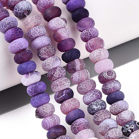 Natural Weathered Agate Beads Strands G-N357-13A-02-1