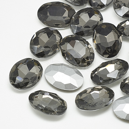 Pointed Back Glass Rhinestone Cabochons RGLA-T080-13x18mm-03-1