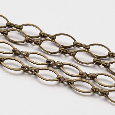 3.28 Feet Brass Handmade Chains X-CK49-AB-NF-1