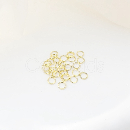 50Pcs Brass Open Jump Rings PW-WG80FA8-05-1