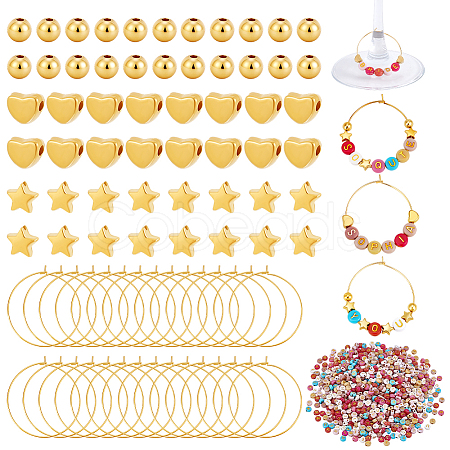DIY Wine Glass Charms Kits DIY-PH0031-44-1