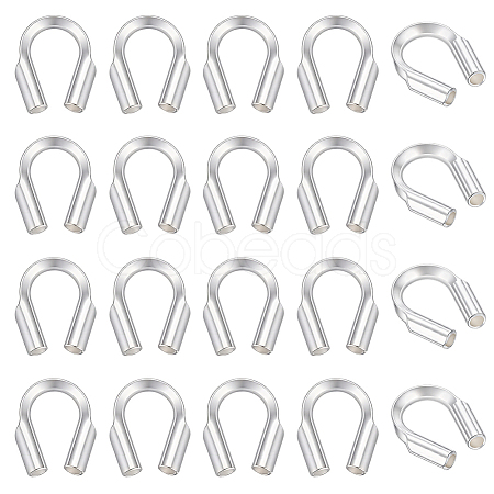 10Pairs 925 Sterling Silver Wire Guardian STER-PH0005-08-1