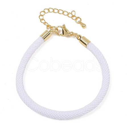 4.5MM Round Nylon Milan Cord Bracelet Making BJEW-I245-01G-33-1
