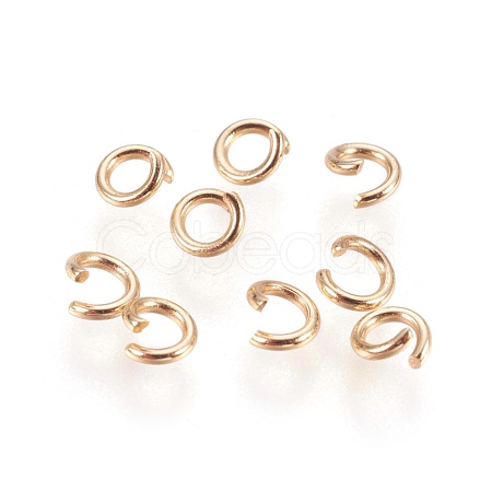 304 Stainless Steel Open Jump Rings STAS-P212-19G-04-1
