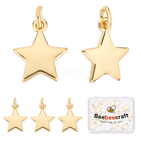 20Pcs Brass Pendants KK-BBC0004-22-1