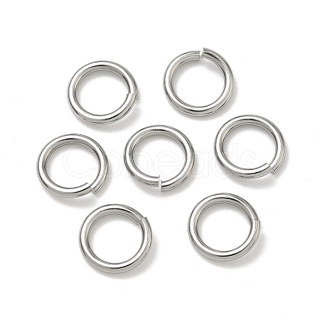 Tarnish Resistant 304 Stainless Steel Open Jump Rings X-STAS-R065-43-1