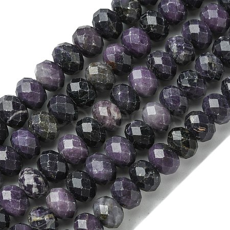 Natural Sugilite Beads Strands G-A092-G04-04-1