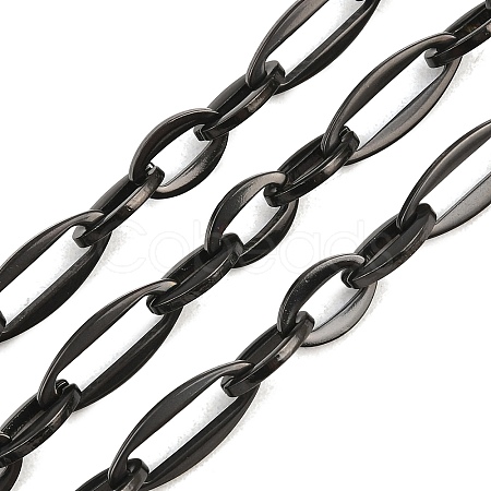 201 Stainless Steel Oval Link Chains CHS-H118-18EB-1
