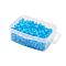 1 Box 5mm Hama Beads PE DIY Fuse Beads Refills for Kids, Tube, Dodger Blue, 5x5mm, Hole: 3mm, about 500pcs/box