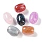 Resin European Beads with Glitter Powder, Large Hole Beads, Barrel, Mixed Color, 16x12mm, Hole: 5.2mm