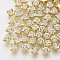 Sew on Rhinestone, Multi-strand Links, Glass Rhinestone, with Brass Prong Settings, Garments Accessories, Golden, 3.8~4x3mm, about 1440pcs/bag