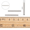 Tarnish Resistant 304 Stainless Steel Tube Beads STAS-G071-35P-3