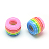 Opaque Stripe Resin Beads X-RESI-S344-02-2