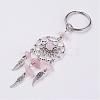Natural Chip Gemstone Keychain KEYC-JKC00119-2