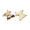 Alloy Enamel Pendants X1-FIND-H051-01B-G-2