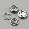 4Pcs Brass & Resin Snap Button BUTT-WH0028-79H-2