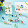 20Pcs UV Plating Resin European Beads RESI-TA0004-30-5