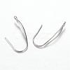 Tarnish Resistant 316 Surgical Stainless Steel Earring Hooks STAS-G081-64P-1