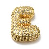 Brass with Cubic Zirconia Pendants KK-Q818-02E-G-1