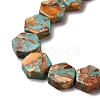 Synthetic Imperial Jasper Beads Strands G-Q050-B01-02-3
