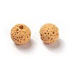 Unwaxed Natural Lava Rock Beads X-G-F325-8mm-A-3