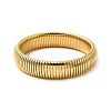 304 Stainless Steel Stretch Bracelets for Women Men BJEW-A031-02A-G-2