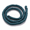 Handmade Polymer Clay Bead Strands CLAY-T002-6mm-53-2