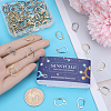 100Pcs 2 Colors 304 Stainless Steel Leverback Earring Findings STAS-SC0006-67-3