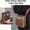 Stripe Pattern Adjustable Cotton Bag Strap AJEW-WH0254-63A-6