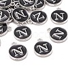 Platinum Plated Alloy Charms ENAM-S118-02N-P-4