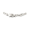 304 Stainless Steel Cabochon Connector Settings STAS-L268-004-3