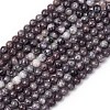 Natural Lepidolite Beads Strands X-G-G284-A02-8mm-3