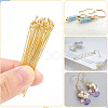 150Pcs Brass Ball Head Pins KK-GO0001-60-4