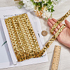 2Pcs 2 Colors Plastic & Polyester Paillette Beads OCOR-CY0002-10A-3