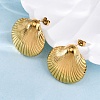 304 Stainless Steel Stud Earrings EJEW-F357-01G-03-5