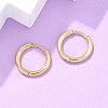 Ion Plating(IP) 304 Stainless Steel Huggie Hoop Earrings X-EJEW-F111A-14mm-G-5