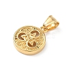 304 Stainless Steel Pendants STAS-D207-29G-2