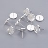 304 Stainless Steel Stud Earring Findings X-STAS-F188-01P-C-2