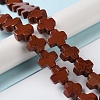 Natural Red Jasper Beads Strands G-M418-B07-01-2